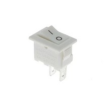 10개 10*15mm SPST 2PIN ONOFF G130 보트 로커 스위치 KCD11 3A250V 자동차 대시 보드 트럭 RV ATV 홈, WHITE