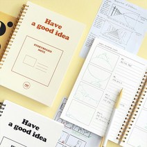 스프링제본 인디고 네컷 아이디어 기본 A5 스토리보드 노트 (플롯 아이디어), A5 화이트