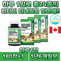 비타민 미네랄 24종 종합 체력 강화 관리 건강식품 아연 셀레늄 칼슘 마그네슘 망간 20대 30대 40대 50대 60대 70대 80대 중년 남성 남자 여성 여자 영양제