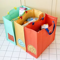 가정용 분리수거함 3종 재활용 분리수거함 아파트 원룸 쓰레기 분리수거함 타포린백 바구니