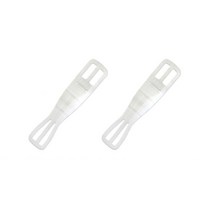 [WITH] 초경량 자전거 휴대폰 거치대 멀티스트랩, 2개, 화이트