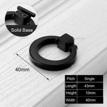 슬림 철제 5단 라탄 엔틱서랍장 블랙 주방 손잡이 아연 합금 캐비닛 및 세련된 서랍 가구 도어 하드웨어, S-7