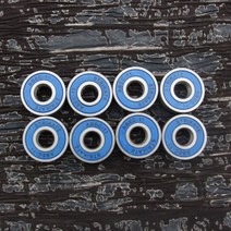 WONIBEAR 8PCS 스케이트보드 롱보드 S608 ABEC-11 고속 베어링_01, WNB 01-01 블루