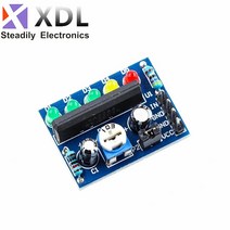 Led 레벨메타 오디오디스플레이 LED조명 3516 2284 전원 오디오 전압 레벨 표시기 배터리 용량 전압계 볼륨 미터 용 빨간색 녹색, 한개옵션0