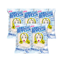 미스사사 슈퍼 쿨링 파우더 시트 데오드란트 클린솝 15매, 35개