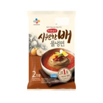 CJ 초간단 매콤달큰시원한배물냉면1940g(2인) 식사대용 청소년 아이들 여름별미 자취 혼밥 손님 생파, 7개