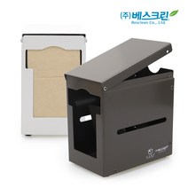 스낵냅킨 디스펜서 큐브 [낱개], 스낵냅킨/디스펜서/화이트, 1개, 1개