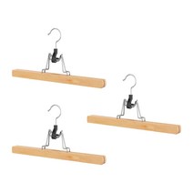 이케아 부메랑 바지걸이 신문 잡지 고리 치마 옷장정리, 3개