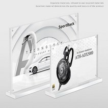 아크릴 가림막 칸막이 책상 테이블 비말차단 B타입, 가로 A5