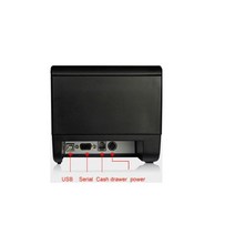XPRINTER 송장 프린터 택배 라벨기 라벨 출력기 프린터기 고품질 200mms 열전사 80mm pos 주방 usb + 직렬lan 포트가 있는 자동 커터, USB와 시리얼, 나는 플러그