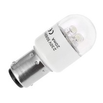 미싱바늘 BA15D E14 가정용 재봉틀 LED 전구 가수 주키 Pfaff Janome Brother AC 190-250V 0.5W 47-63 hz용 1 개, [01] 라이트 그레이