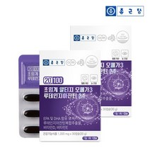 종근당 20100 저온초임계 알티지 오메가3 루테인 지아잔틴 24 2박스 2개월분 식물성캡슐, 단품