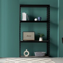 아트박스/아도라하우스 무볼트 앵글선반 조립 철제선반 700x600x2100 4단, 화이트4단