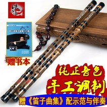 향피리 국악기 대나무피리 Tie Xin Di Dizi 전문 연주 악기 섹션 보라색 성인, 빅비플랫+액세서리 풀세트