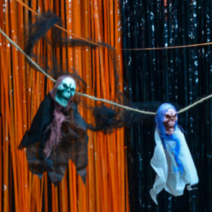 할로윈 해골모형 벽장식 꾸미기 해골인형 카페 할로윈, 화이트