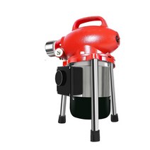 빨간금붕어 하수구 뚫는 기계 스프링 청소기 20m 2200W 14.5m 1개 전문 하수도 준설 유물 하수관 준설 기계 특수 도구 준설 전기 화장실 막힘, B.1200W 베어메탈❤