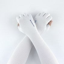 인콘트로 올데이 스트라이프 반장갑 쿨토시, M, 꽃무늬블루