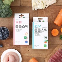 브레이브펫 초유튼튼스틱 강아지 초유단백질 면역력/근력 개선, 2개, 닭고기/참치반반