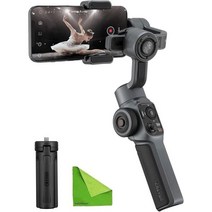 ZHIYUN Zhiyun Smooth 5 아이폰용 전문 짐벌 스태빌라이저 14 Pro Max Plus Mini 13 12 11 XS XR 8 안드로이드 스마트폰 휴대폰 3축 핸드헬, Gray