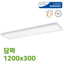 다온조명 면조명) 직하 고효율 (담파 1200x300) 50W, 주광색