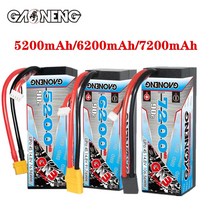 RC 무선원래 GNB 4S 14.8V 5200mAh/6200mAh/7200mAh 90C 하드 케이스 LiPo 배터리 레이싱 등산 RC 자동차, 01 14.8 볼트_04 6200MaH 90C XT60