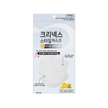 크리넥스 비말 차단 스타일 마스크 소형 KF-AD, 3개입, 50개, 흰색