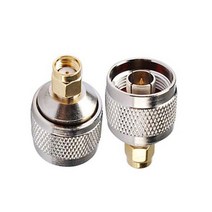 JX 커넥터 2pcs RF 어댑터 N-SMA N 플매트 카펫 러그 수 잭 니켈 도금 SMA 암 플매트 카펫 러그 골드 도금 잭 RF 커넥터 스트레이트, [05] N M  RP SMA M