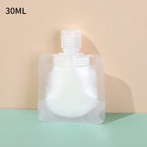 30/50/100ml 포장 백 스탠드 업 스파우트 파우치 빈 로션 샴푸 여행 가방, [06] 30ml-5pcs