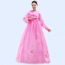 퓨전한복 결혼식 한복 원피스 웨딩 여성 신부 전통 드레스 자수 옷 HXF18
