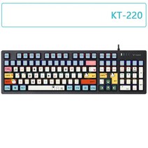 크리 에이 티브 귀여운 패턴 데스크탑 키보드 Keycap 스티커 컴퓨터 기계 커버 유니버설 104 /108 키, 04 KT-220, 한개옵션1