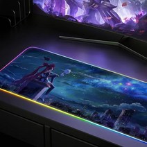 rgb 장패드 RGB 빛나는 마우스 패드 사무실 게임 홈 천막 키보드 초대형 두꺼운 멋진 노트북 사용자 정의, 12 y_02 Thickness 4MM