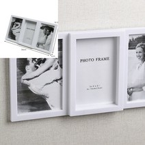 3단 사진 액자(4X6) 신혼부부액자 아기돌액자 백일사진액자