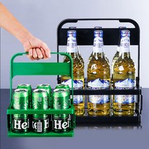 커피캐리어 캠핑 컵 배달 캔 음료수 6구 홀더 트레이 테이크아웃홀더 트레이 배달통 커피캐리어, 1-커피캐리어-그린