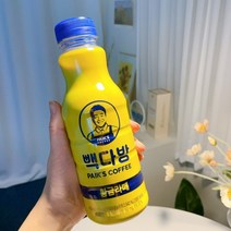 [빽다방] 황금라떼 450ml, 12개