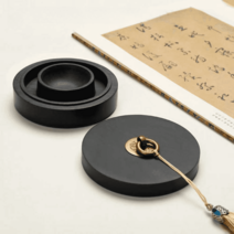 벼루 서예도구 고급 먹 벼루돌 캘리그라피 선물, 5인치 벼루