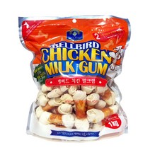 벨버드 치킨 밀크껌 스몰사이즈 - 1kg, 1개