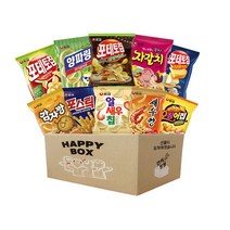 으쓱몰 농심 봉지과자 선물세트 10종 새우깡 매운새우깡 바나나킥 꿀꽈배기 감자깡 고구마깡 양파링 알새우칩 [1호:먹태깡 오징어집][2호:포스틱 자갈치][3호:포테토칩 옥수수깡], 1세트, 6호