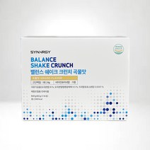 시너지 밸런스 쉐이크 크런치 곡물맛 단백질쉐이크 (60gX14포), 840g, 1개, 60g