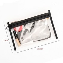 메이크업박스 미니 화장품파우치 미니화장품파우치 화장품미니파우치투명 방수 PVC 메이크업 파우치 패션
