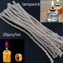 초 심지 캔들 양키캔들 등유 알코올 램프에 대 한 20 개/몫 코 튼 코어 심지 DIY 휠에 대 한 내구성 Wicks