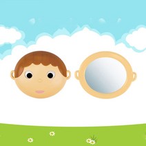 유아발달완구 거울보고 내표정만들기 어린이날선물 국민장난감 유아감각놀이 조카선물 유아선물 육아용품, 1