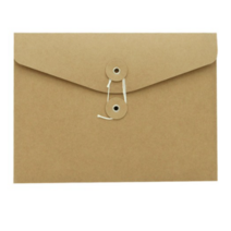 도나앤데코 로그 아일렛 종이봉투 가로형 크라프트, M, 100개