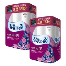 잘풀리는집 깨끗한 터치 화장지 30롤, 2팩