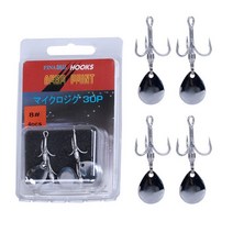 어시스트훅 농어지그헤드 갈치루어채비AS 4pcs 고음 날카롭게 물고기 후크 4 #6 미끼 낚시 전복 된 높은 탄, 01 4pcs_03 8