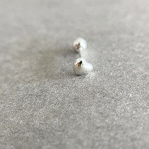 마이티티 볼록하트 925실버 피어싱