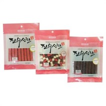 보상훈련용 갱얼쥐 한입 믹스 져키 2개 고급간식 육포, 종류/양고기