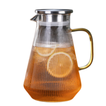 MONTHERIA 다기세트 찻잔세트 선물용다기 도자기 찻잔 세트 내열유리차주전자 1250ML/1800ML C398-71, 1250ML주전자