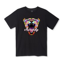 아스트로피 라이언 반팔 티셔츠 - 남녀공용 사계절 여름 빅사이즈 커플 단체 학생 사자