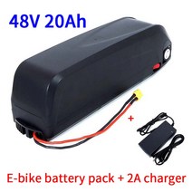 배달 전기자전거 36V 48V 52V 20Ah EBike 배터리 Hailong 케이스 USB 모터 자전거 변환 키트 Bafang 전기, CHINA, 02 48V20Ah