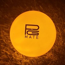 파크골프메이트 야광 LED 옐로우컬러 3피스구조 파크골프공, 옐로우